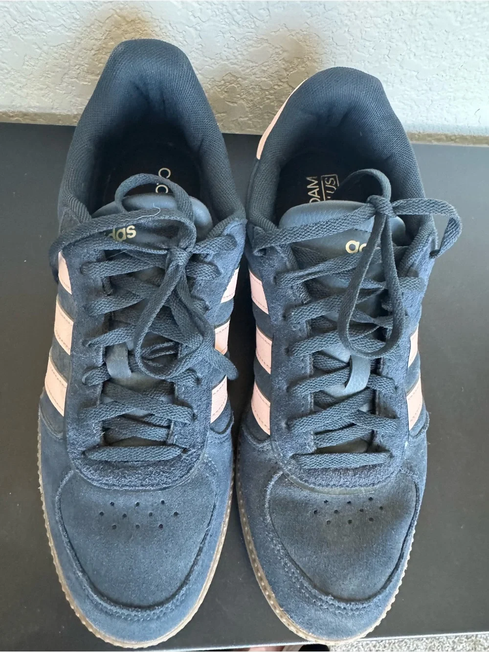 Adidas Women's Breaknet Sleek sneakers Aurora Ink and Blush Pink